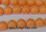CTU2534 15.5 inches 10mm round synthetic turquoise beads