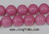 CTU2552 15.5 inches 14mm round synthetic turquoise beads