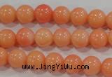 CTU2632 15.5 inches 6mm round synthetic turquoise beads