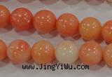 CTU2633 15.5 inches 8mm round synthetic turquoise beads