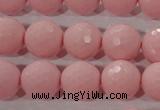 CTU2683 15.5 inches 12mm faceted round synthetic turquoise beads
