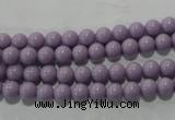 CTU2832 15.5 inches 5mm round synthetic turquoise beads