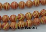 CTU286 16 inches 8mm round imitation turquoise beads wholesale