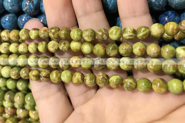 CTU3026 15.5 inches 6mm round South African turquoise beads