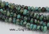 CTU405 15.5 inches 3*6mm rondelle African turquoise beads wholesale