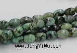 CTU407 15.5 inches 6*7mm rice African turquoise beads wholesale