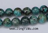 CTU428 15.5 inches 10mm round African turquoise beads wholesale