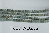 CTU564 15.5 inches 8mm round matte african turquoise beads