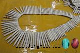 CTU70 Top-drilled 4*20mm – 4*48mm needle imitation turquoise beads