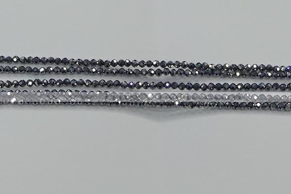 CTZ609 15.5 inches 3mm faceted round terahertz beads wholesale