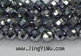 CTZ610 15.5 inches 4mm faceted round terahertz beads wholesale