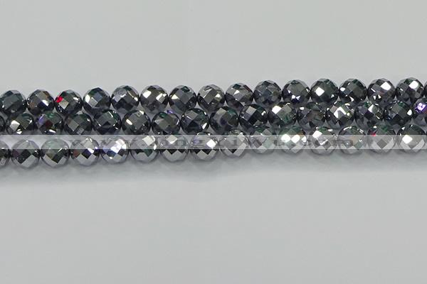 CTZ613 15.5 inches 10mm faceted round terahertz beads wholesale