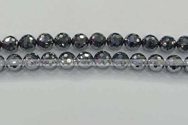 CTZ624 15.5 inches 12mm faceted round terahertz beads wholesale