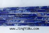 CUBS06 15 inches 4*13mm cuboid synthetic sea sediment jasper beads