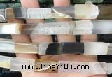 CUBS107 15 inches 10*20mm cuboid agate gemstone beads wholesale CUBS107 15 inches 10*20mm cuboid agate gemstone beads wholesale