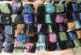 CUBS125 15 inches 12*13mm cube agate gemstone beads wholesale CUBS125 15 inches 12*13mm cube agate gemstone beads wholesale