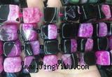 CUBS129 15 inches 14*15mm cube agate gemstone beads wholesale CUBS129 15 inches 14*15mm cube agate gemstone beads wholesale