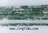 CUBS14 15 inches 4*13mm cuboid Qinghai jade beads wholesale