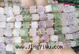 CUBS60 15 inches 7 - 8mm cube colorful gemstone beads wholesale