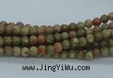 CUG01 15.5 inches 4mm round unakite gemstone beads wholesale