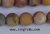 CVJ16 15.5 inches 14mm round matte venus jasper beads wholesale