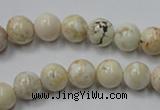 CWB313 15.5 inches 10mm round howlite turquoise beads wholesale