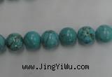 CWB556 15.5 inches 8mm round howlite turquoise beads wholesale