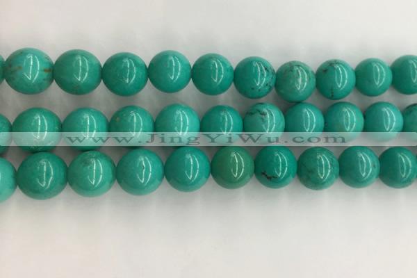 CWB867 15.5 inches 12mm round howlite turquoise beads wholesale