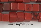 CWB912 15.5 inches 6*6mm cube howlite turquoise beads wholesale