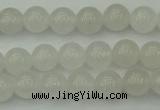 CWH51 15.5 inches 6mm round white jade beads wholesale