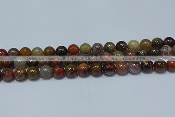 CWJ504 15.5 inches 12mm round Xinjiang wood jasper beads wholesale