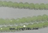 CXJ151 15.5 inches 6mm faceted round New jade beads wholesale
