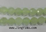 CXJ152 15.5 inches 8mm faceted round New jade beads wholesale