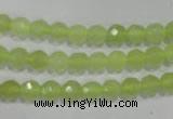 CXJ161 15.5 inches 6mm faceted round New jade beads wholesale