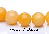 CYJ02 16 inches 6mm round yellow jade gemstone beads Wholesale