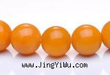 CYJ09 16 inches 4mm round yellow jade gemstone beads Wholesale
