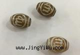DZI304 10*14mm drum tibetan agate dzi beads wholesale