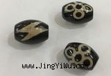 DZI332 10*14mm drum tibetan agate dzi beads wholesale