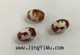 DZI390 10*14mm drum tibetan agate dzi beads wholesale