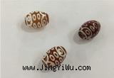 DZI396 10*14mm drum tibetan agate dzi beads wholesale