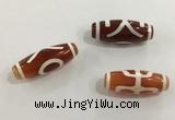 DZI447 10*30mm drum tibetan agate dzi beads wholesale