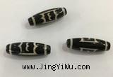 DZI513 10*30mm drum tibetan agate dzi beads wholesale