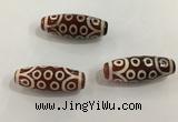 DZI524 10*30mm drum tibetan agate dzi beads wholesale