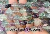 FGBS297 15 inches 12mm carved flower fluorite gemstone beads
