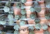 FGBS51 15 inches 10mm carved rose flower labradorite beads wholesale