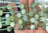 FGBS85 15 inches 10mm carved skull new jade beads wholesale