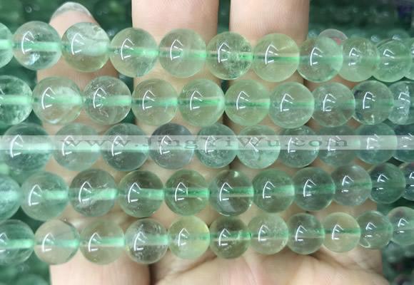 FLBS21 15 inches 8mm round green fluorite beads wholesale