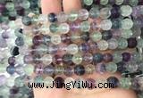FLBS25 15 inches 8mm carved Lotus flower fluorite beads wholesale
