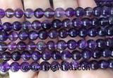 FLBS28 15 inches 6mm round purple fluorite beads wholesale