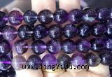 FLBS30 15 inches 10mm round purple fluorite beads wholesale